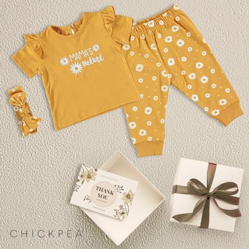 Chick Pea Baby Girl Clothes Newborn Jogger Layette Set Jive