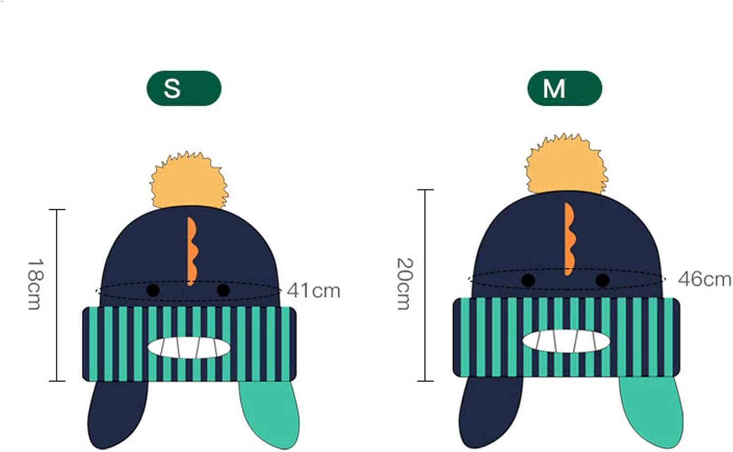 Winter Shark Fleece Cap for Babies
