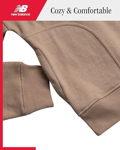 New Balance Girls Performance Fleece Zip Hoodie Cargo Jogger Sweatpants Set