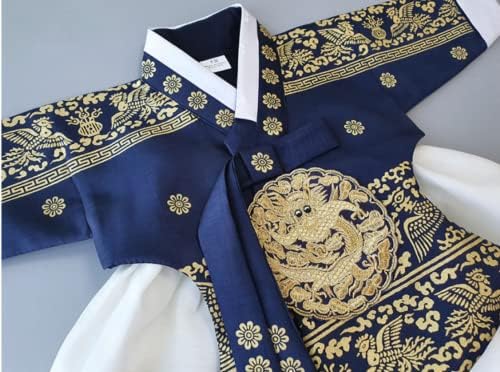 Stunning Modern Korean Hanbok Dress for Little Ones