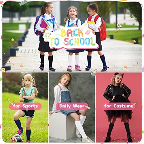 Olreco Knee High Socks for Girls Soft Warm Uniform Socks