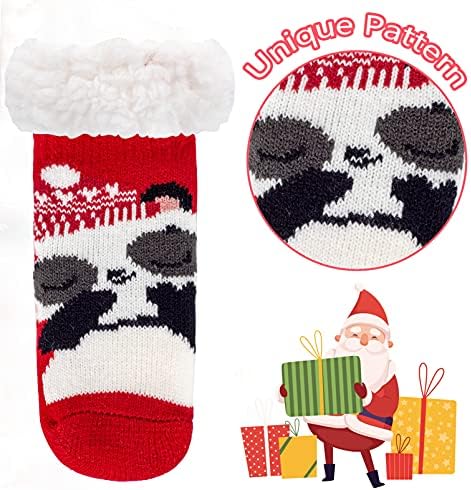 Warm Fuzzy Non-Slip Sherpa Socks for Kids