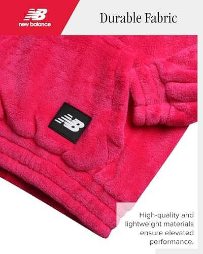 New Balance Girls Plush Hoodie Cozy Comfortable