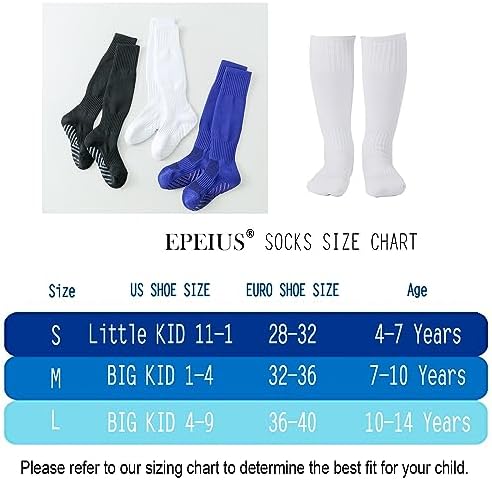 EPEIUS Kids Soccer Socks
