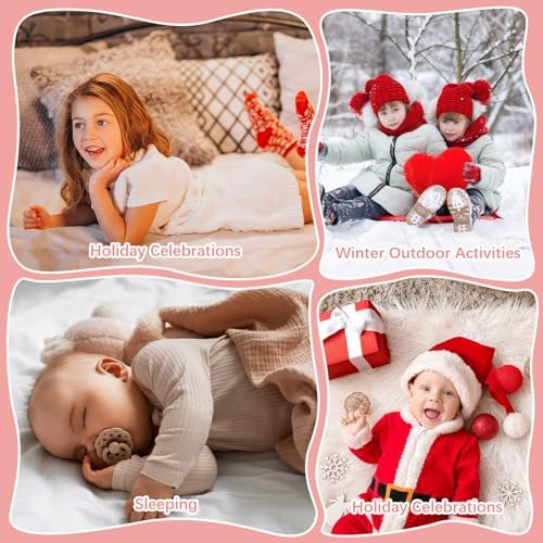 Durio Kids Fuzzy Socks 5 Pack for Warm Winter Comfort