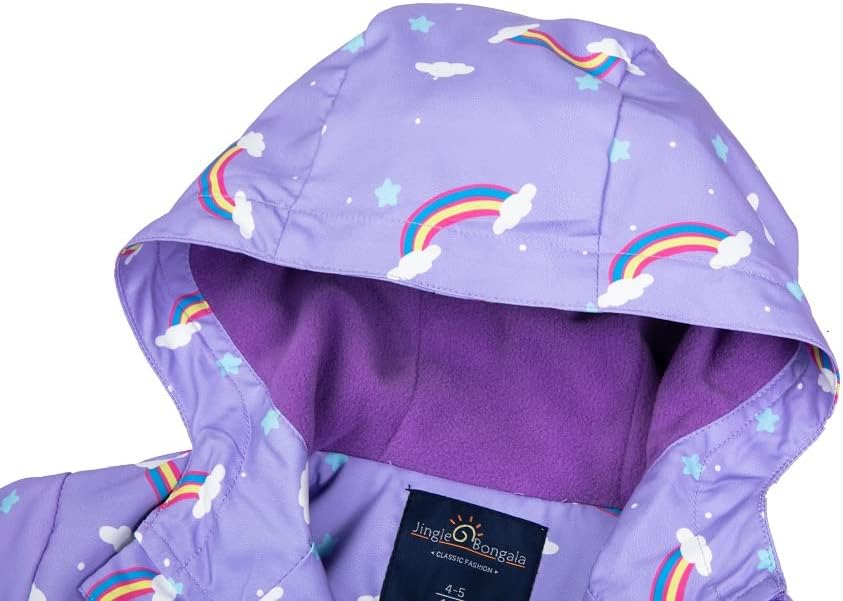 Jingle Bongala Waterproof Rain Jacket - Kids Light Durable Raincoat