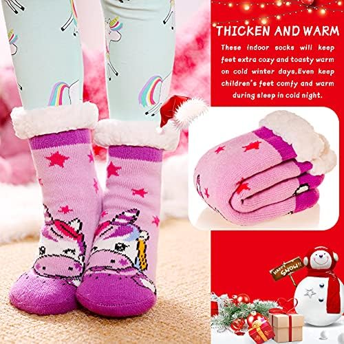 SeeyAN Kids Warm Fuzzy Slippers