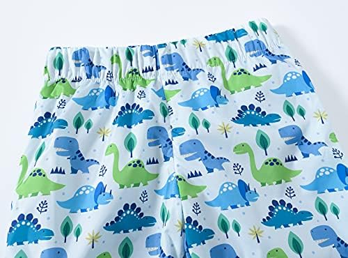 Cartoon Dinosaur Print Rain Pants
