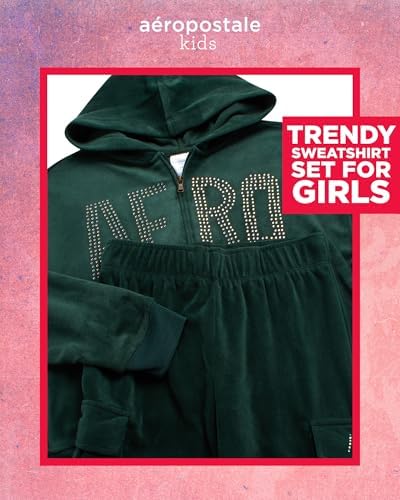 AEROPOSTALE Girls Set Hoodie Flare Pants 4-12