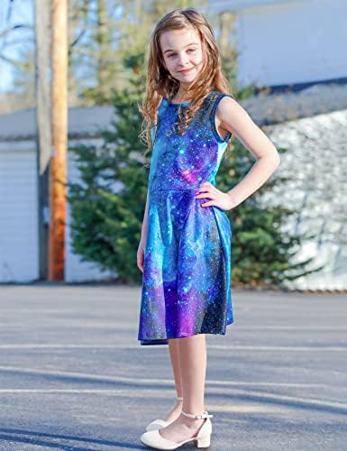 Catchy Look Sleeveless Dress Round Neck Floral