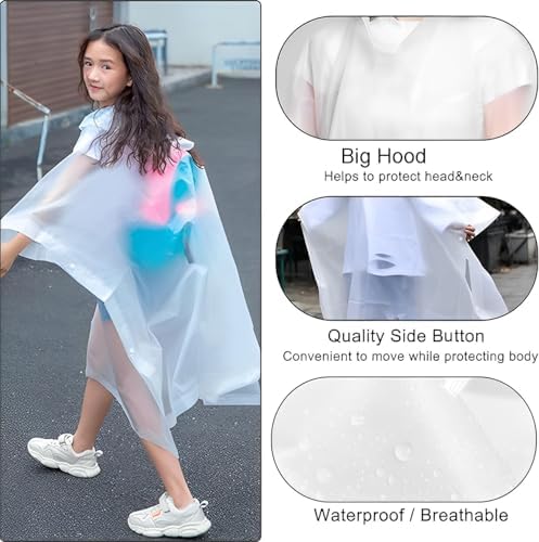 Quick-Dry Leak-Proof Rain Jackets for Kids