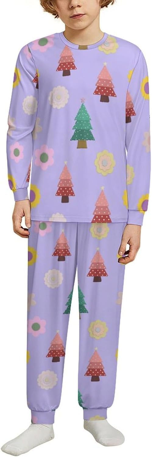 Santa Deer PC Thermal Underwear Set for Boys and Girls