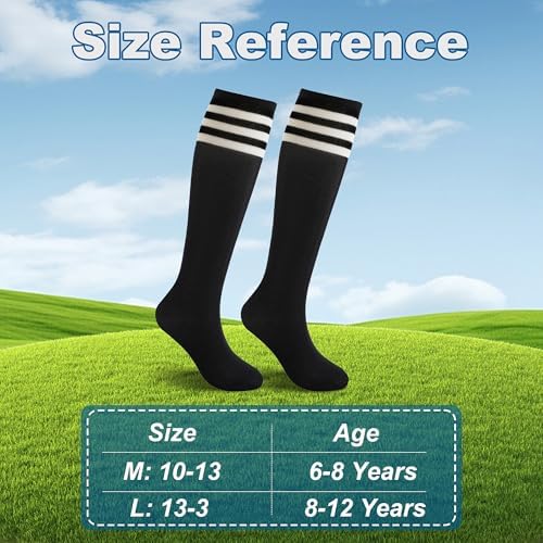 BISOUSOX Soccer Socks Kids Youth
