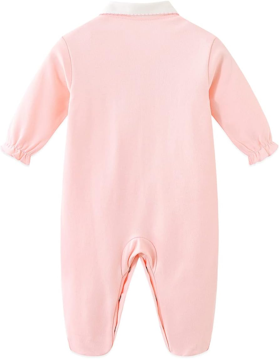 Infant Baby One-Sleeve Romper Set Cotton Newborn Outfit Bodysuit