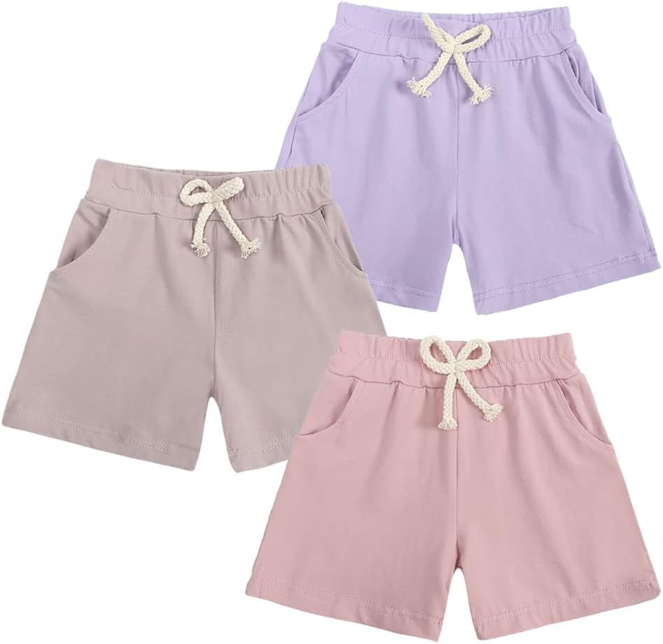 Kids Tales 3-Piece Cartoon infant Shorts Fun comfy for kids