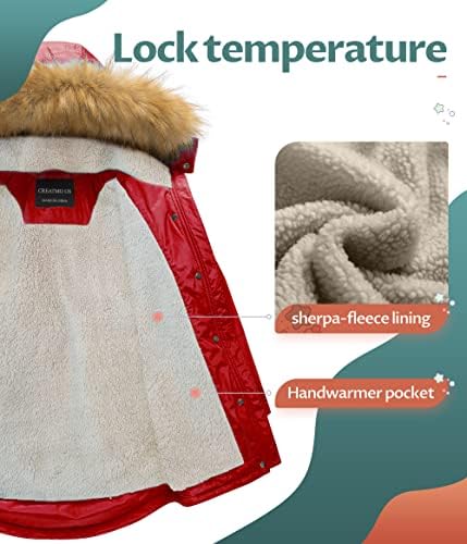 Warm Parka for Girls - winter accessories