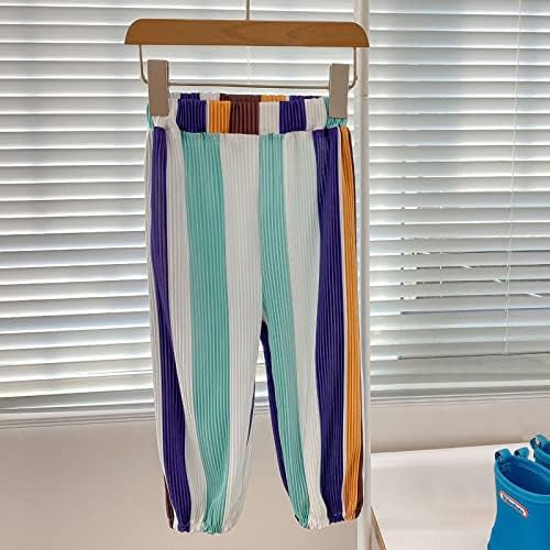 Lykmera Toddler Summer Boys Girls Fashion Striped Prints Pants Trousers for Kids