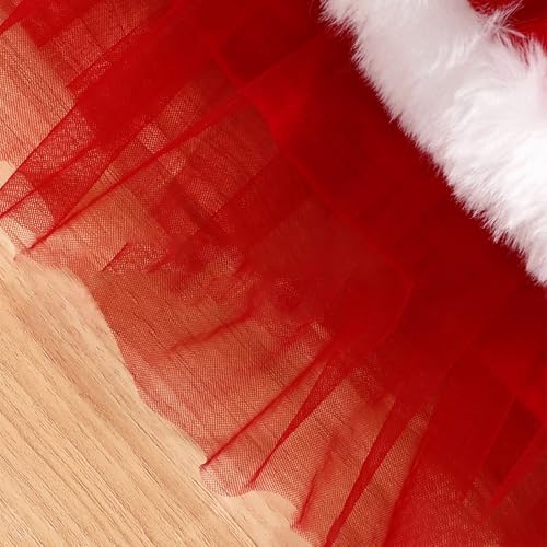 Christmas Baby Furred Border Dress Set for Boys and Girls