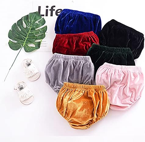 EISHOW Soft Cotton Linen Bloomer Shorts for Baby Boy Girl