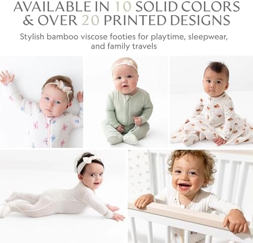 Bamboo Little Soft Baby Pjs Cozy Bamboo Footies for Newborns