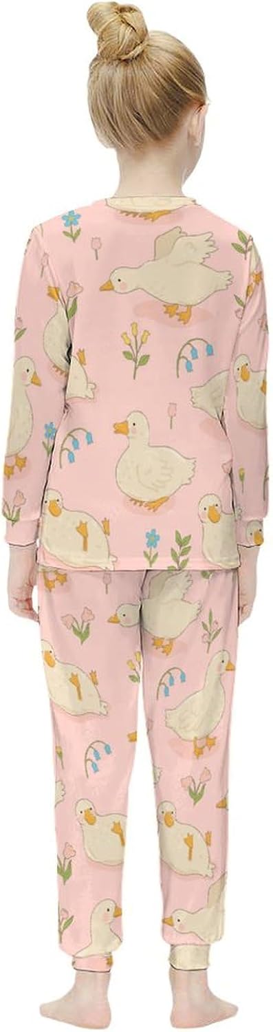 Girls Thermal Pajama Set - Soft Breathable and Comfy for winter