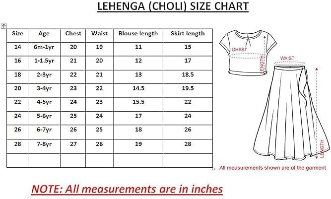 Stanwells Kids Perfectly Crafted Lehenga Choli Set for Kids Bridal Special Occasions