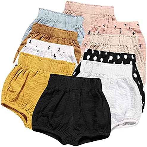 EISHOW Summer Soft Bloomers 0-5Yr Striped Harem