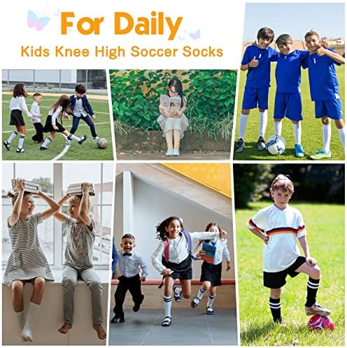 American Trends Kids Knee High Striped Sports Socks