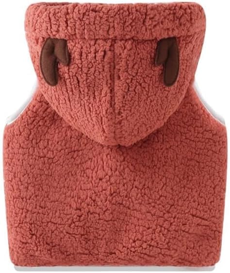 Warmstraw Baby Vest Winter Fleece Zip Up