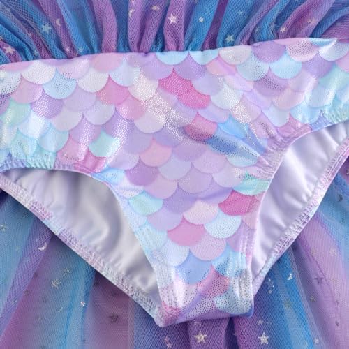 Sparklingle Ballet Leotard with Tutu for Girls