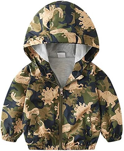 Dinosaur Windbreaker Jacket for Kids
