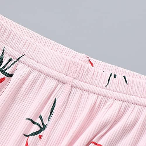 Bright Fun Summer Girl Pajamas Strawberry Pattern