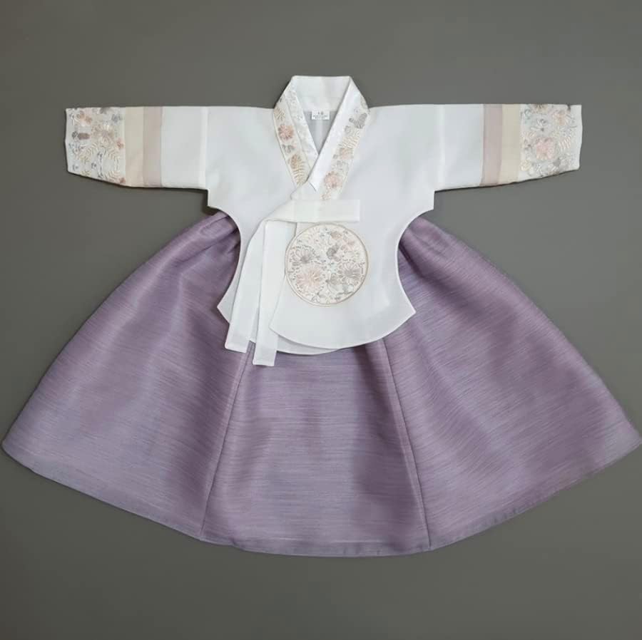 Striped Korean Hanbok for Kids - Modern Traditions