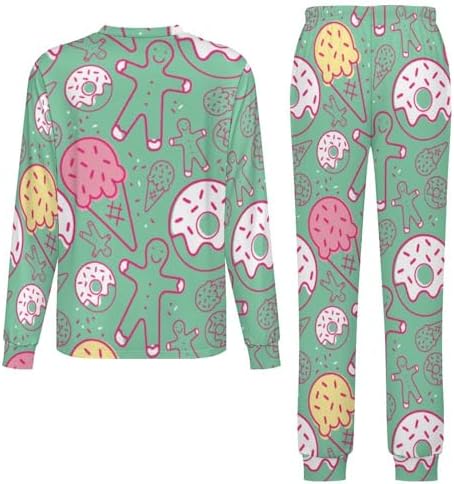 Meiko Christmas Kids Set - gingerbread boys and girls - Long Sleeve Shirts and Pants