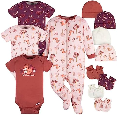 Gerber 12-Piece Layette Gift Set for Baby Girls and Boys