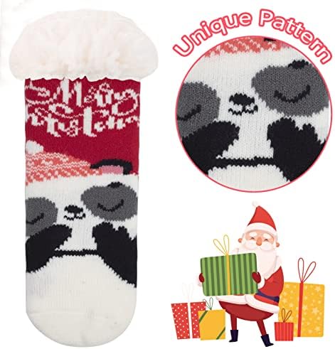 FENELY 3 Pairs Kids Slipper Socks
