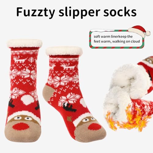 3-Pair Caudblor Slipper Socks for Kids