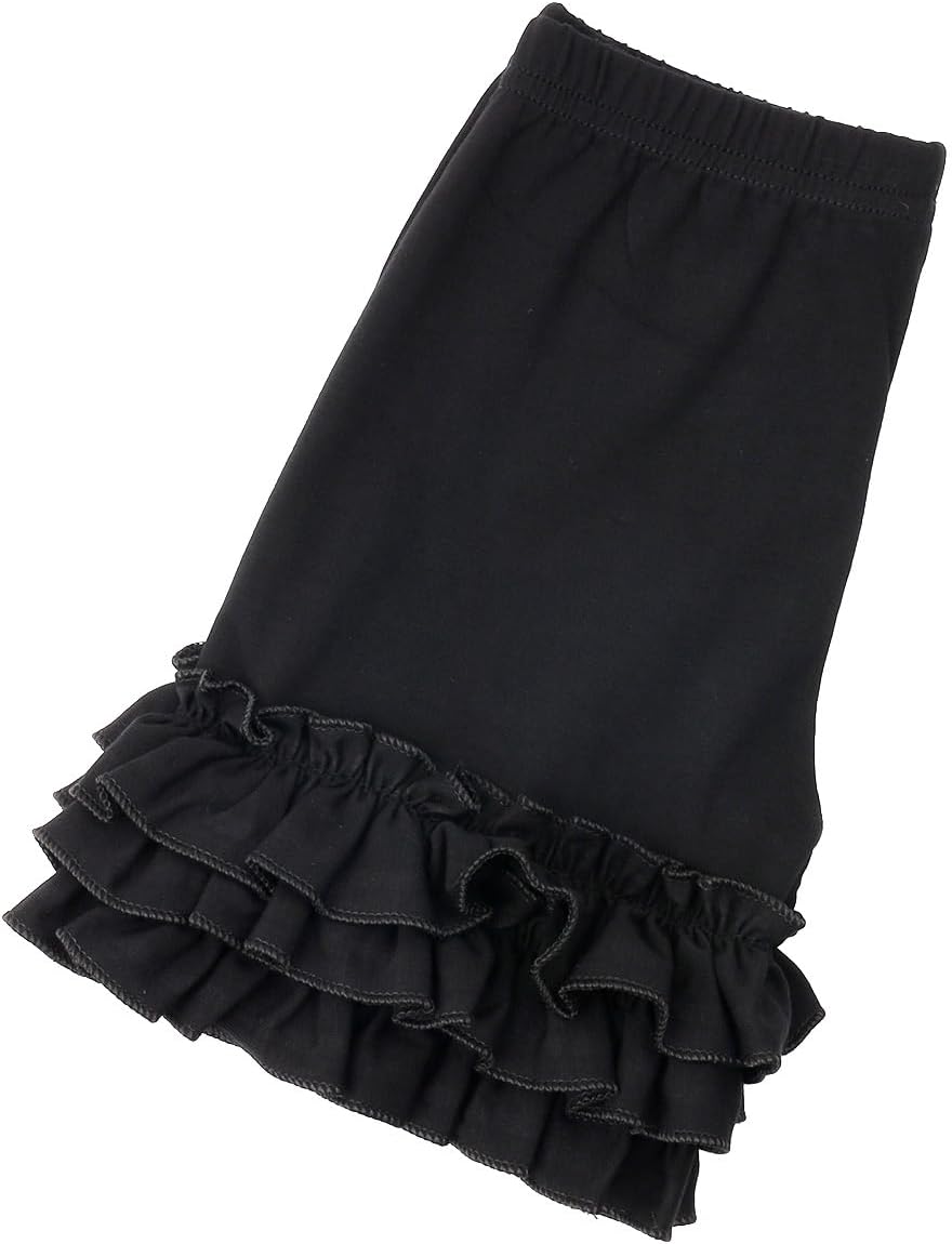 HOOLCHEAN Toddler Little Girls Cotton Icing Ruffles Shorts for Baby
