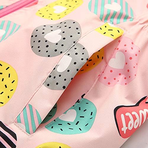 Sowllars Girls Rain Jacket Waterproof Windbreaker