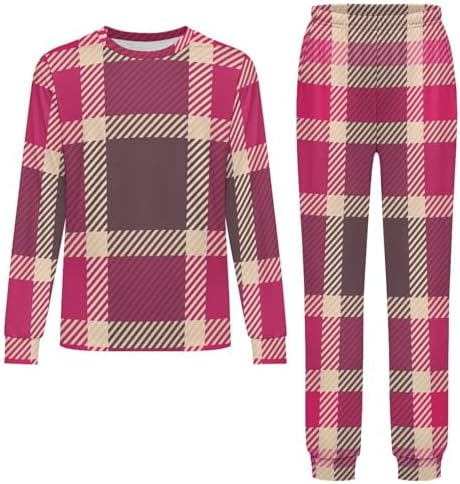 Meiko Japanese Pink Flowers Thermal Underwear Set for Kids