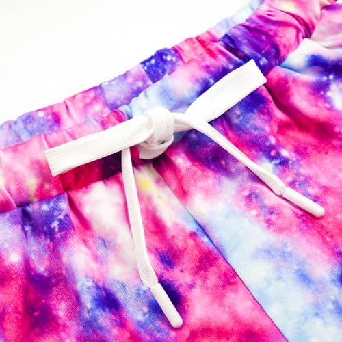 sweet dolphins athletic shorts for girls 5-16 years