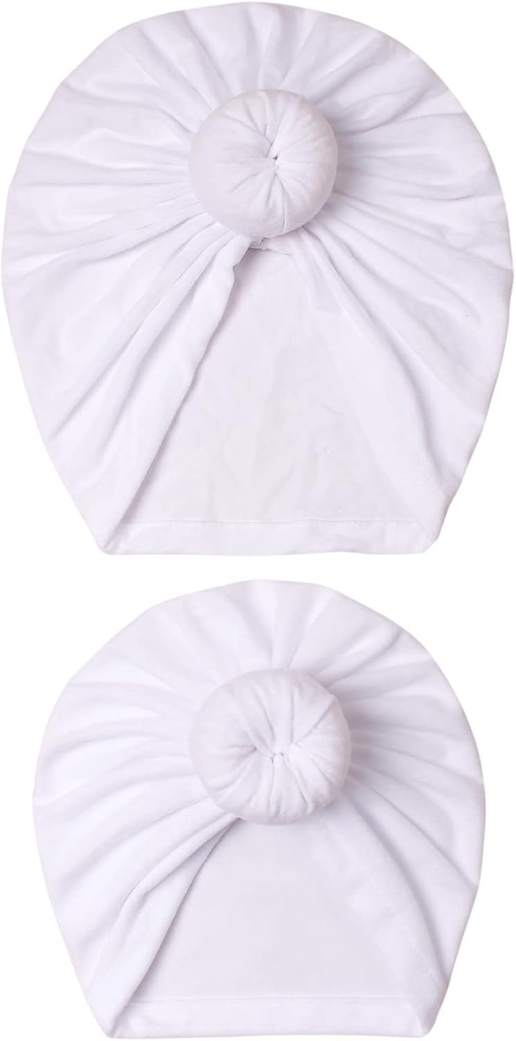 Baby Girls Cotton Bonnet Turban Hat Outdoor Indoor Seeking Protection