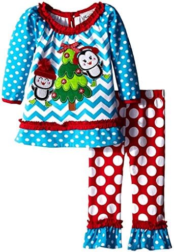 Adorable Santa Baby Skirt Set for Little Girls