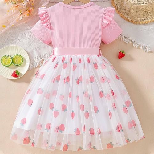 Girls Ruffle Tutu Dress for Toddler Princess Party