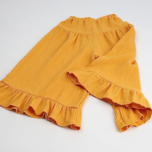 HOOLCHEAN Baby Gauze wide leg pants