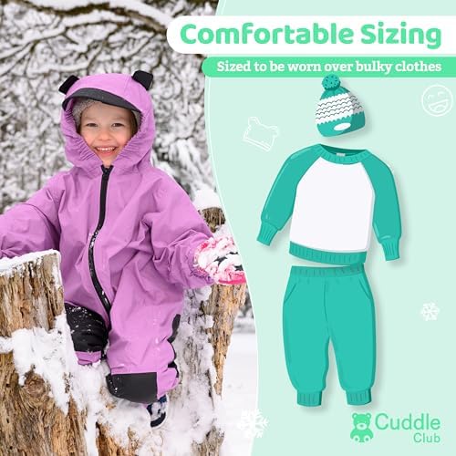 Cuddle Club Kids Toddler Muddy Buddy Rain Suit
