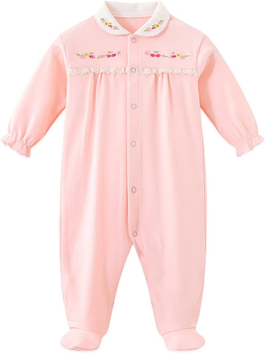 Infant Baby One-Sleeve Romper Set Cotton Newborn Outfit Bodysuit