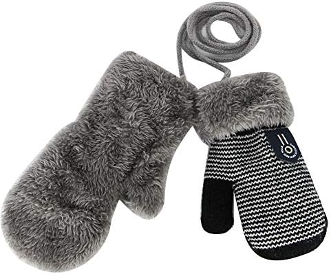 ORVINNER Winter Sherpa Lined Mittens for Babies