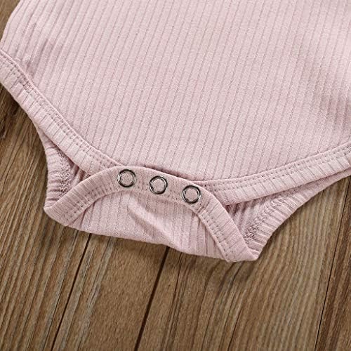 Newborn Baby Girl Summer Ruffle Romper Set