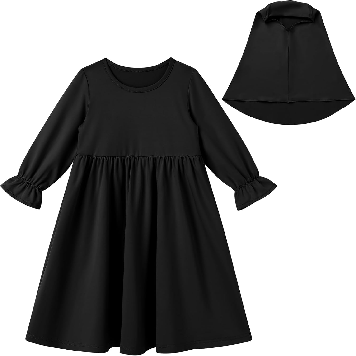 Sleek hijab dress for Toddler girls - Modest Ramadan outfit